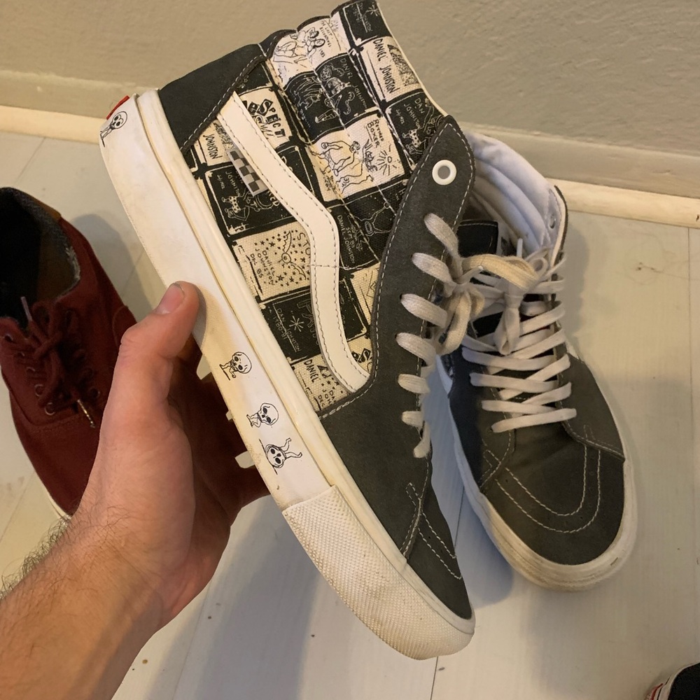 Vans high tops Daniel Johnston edition